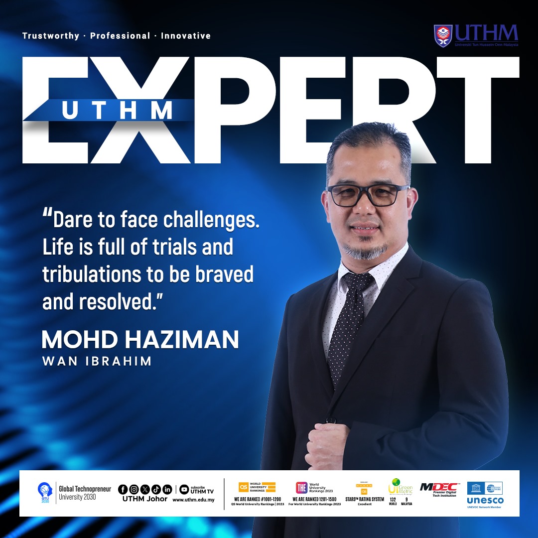 Introducing our UTHM Expert of the month, Professor Ir. Ts. Dr. Mohd Haziman Wan Ibrahim
For brief news on Mohd Haziman, please click;
news.uthm.edu.my/.../uthm-exper…
For details CV, please click;
community.uthm.edu.my/haziman
#UTHMexperts