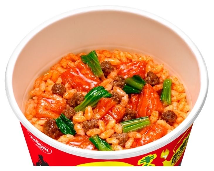 mognavi's tweet photo. ＼お湯を注ぐだけで"辛うま" 「キムチビビンバ」／

日清食品「日清炎 (ホムラ) メシ キムチビビンバ」が2月5日(月)に新発売！🔥😄🥄　#カップメシ　#ビビンバ　#キムチ https://t.co/JiXQIjpfBp https://t.co/DoMBibMrXy