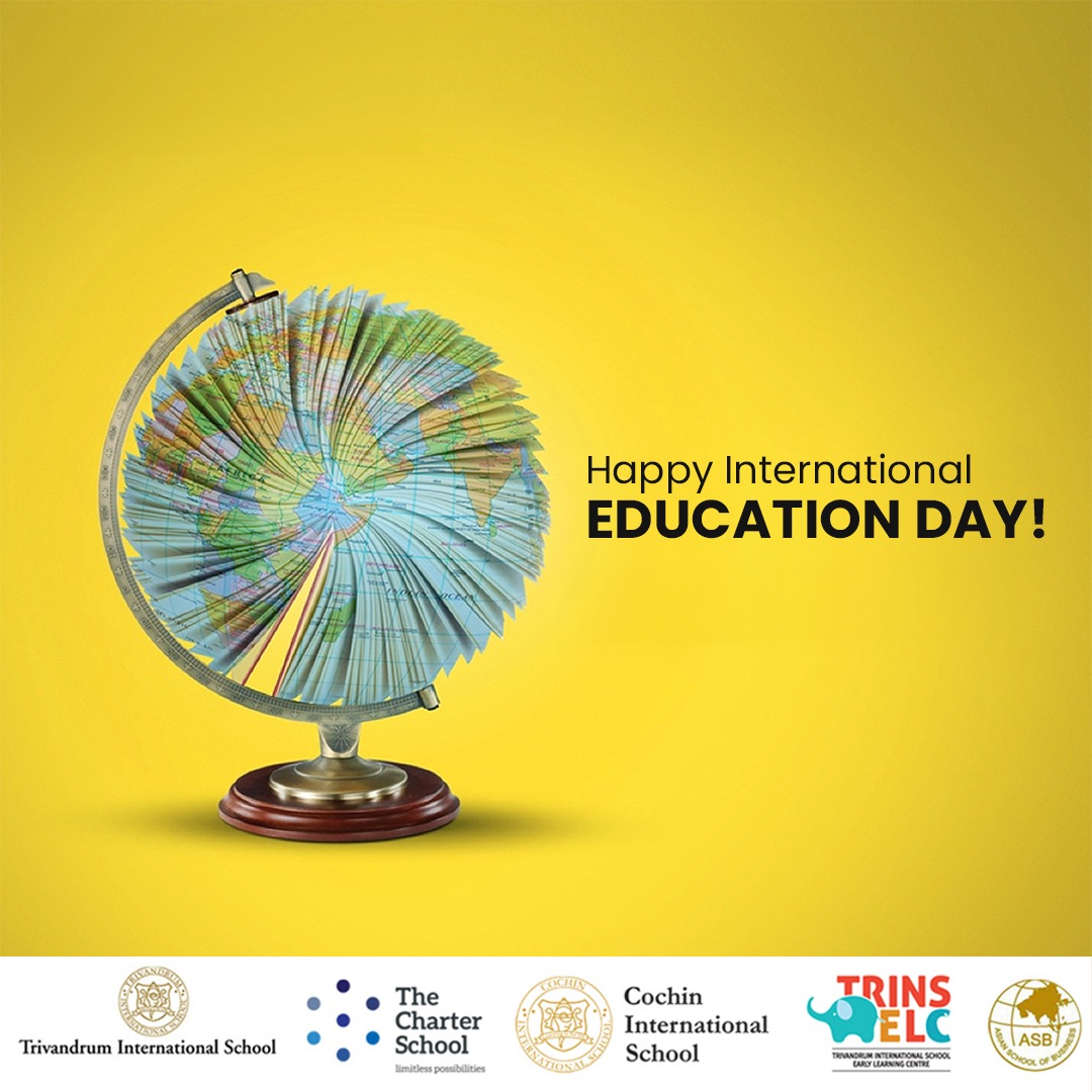 TCochins's tweet photo. Happy International Education Day! Today, we honour the transformative impact of education on minds and societies. 

#Cochins #CochinInternationalSchool #EducationDay #EducationDay2024 https://t.co/o9yFukA9ka