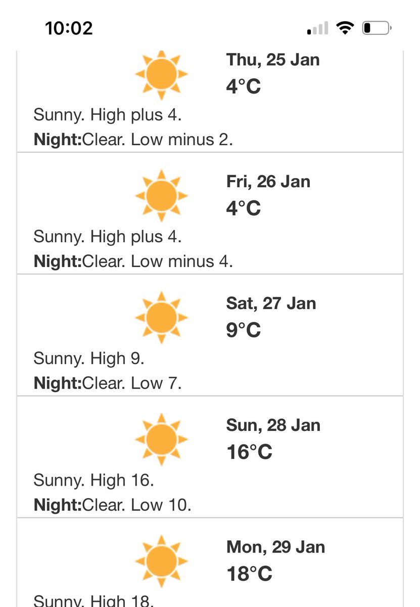 liveablestreets's tweet photo. Don’t get me wrong, I prefer this over -30s, but really Enviro Canada? Can you work on your 6 &amp; 7 day outlooks? https://t.co/9NGViJ47SF