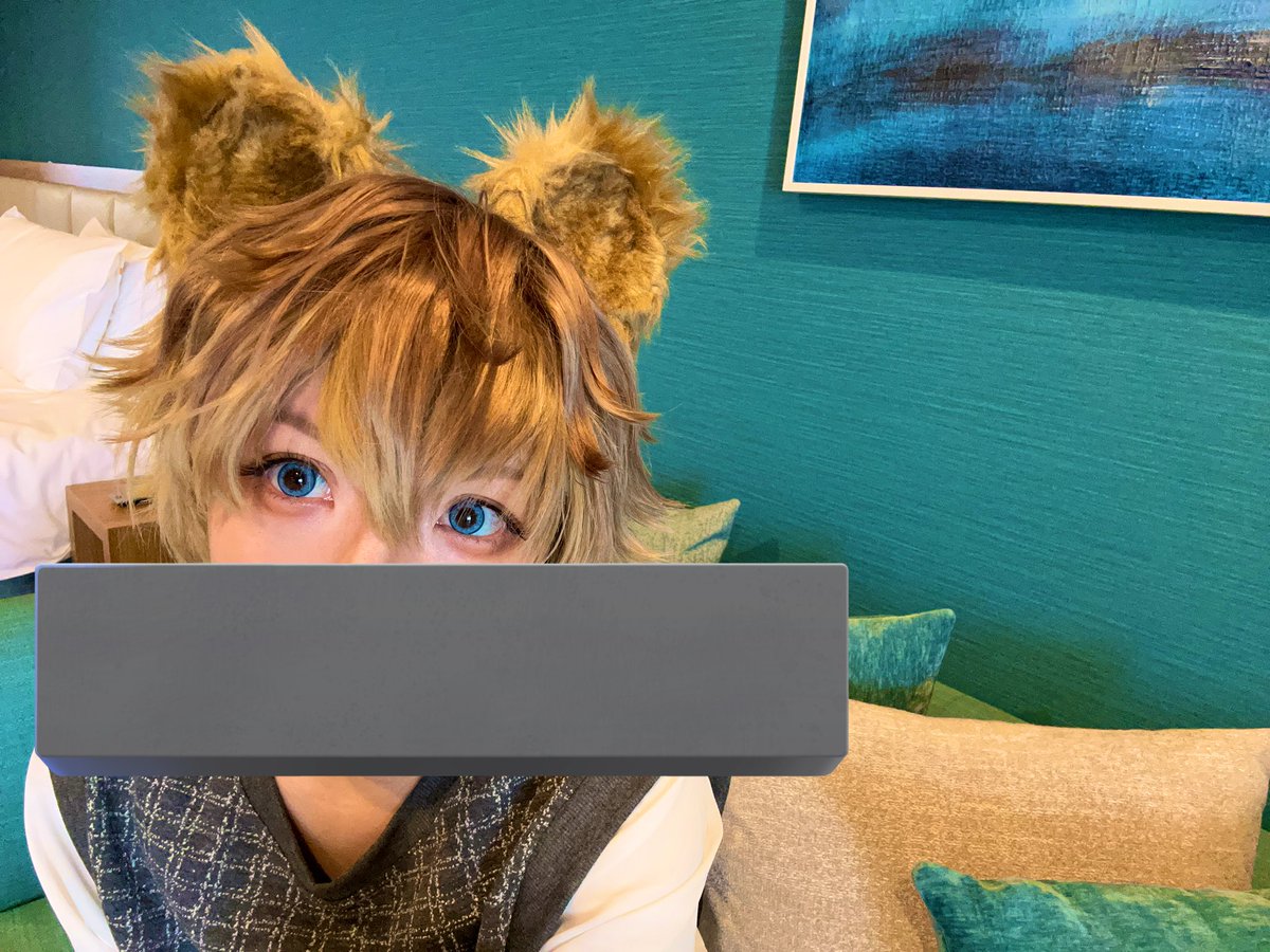 なんとか練習の成果目が垂れた👀
撮影楽しい〜