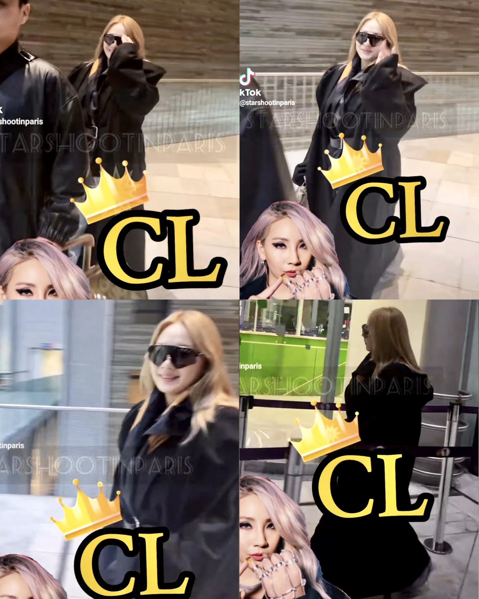 memealuvzCLx's tweet photo. CL spotted at CDG Airport Paris🇫🇷 on her way back to KOREA🇰🇷 https://t.co/Xep6TyA844