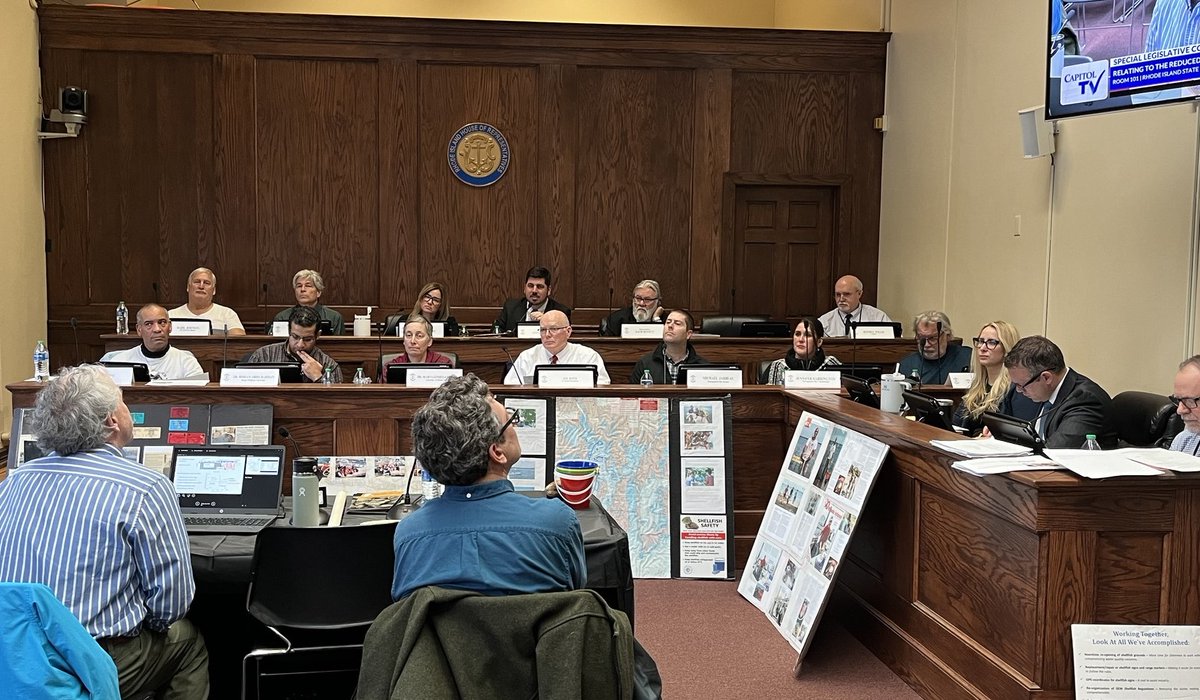 The FIFTH meeting for the special legislative commission to study the reduced catch of quahogs in Narragansett Bay, Rhode Island, USA.