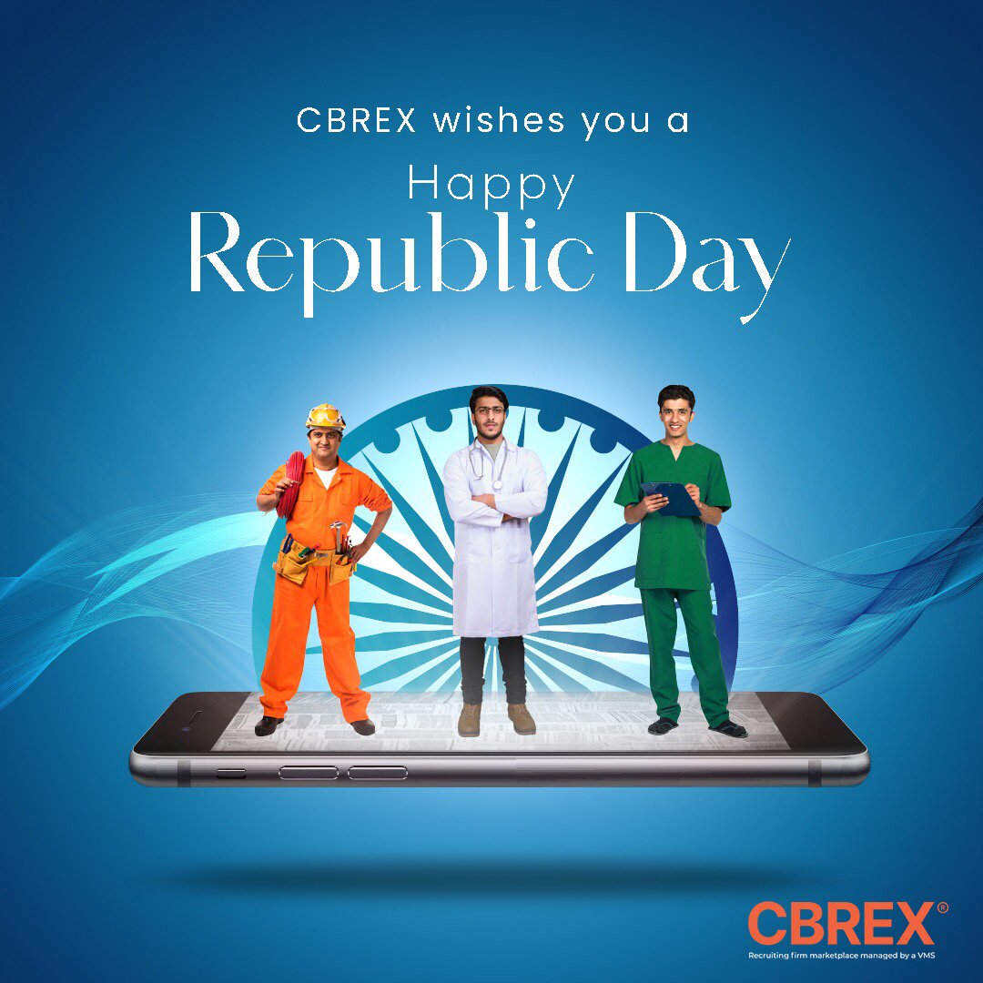 cbrexin's tweet image. This Republic Day, CBREX celebrates the Republic of Opportunities!

Happy Republic Day!

#CBREX #RepublicDay #India #TalentMarketplace #NationOfOpportunities