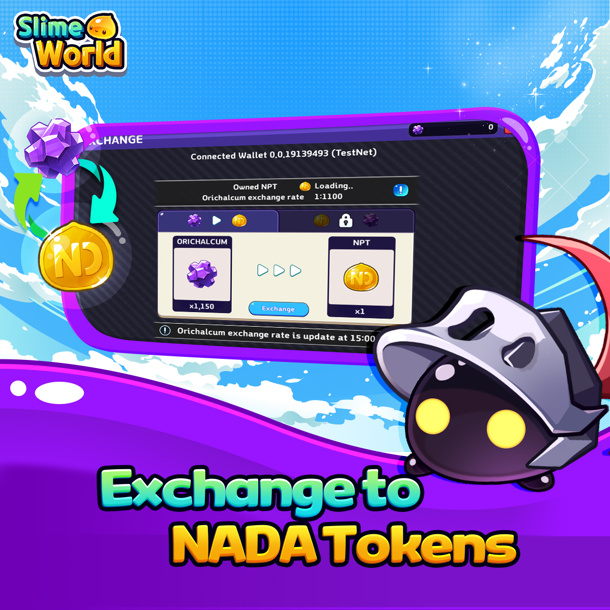 HederaGuildGame's tweet photo. 🌟Slime World NADA Exchange Update🌟

Please check the link below for more updates!!!!
https://t.co/x4FV9Q7MeY

Nadaprotocol strives for Nadaprotocol investors and participants in the Nadaprotocol game service

⏰Please buy a lot of NFTs with the sale just around the corner and look forward to the news of NADA's upcoming listing

#P2EGame #deepcoin #NFT #Play2Earn
