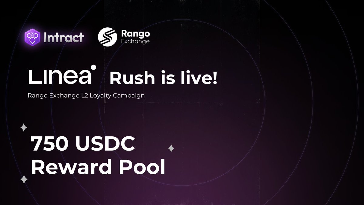 Bantr_fun's tweet photo. $750 jackpot &amp; XP glory await!

Linea warriors, it's your time to shine. ☀️

Join the @RangoExchange L2 Loyalty Campaign &amp; conquer the @LineaBuild Rush: https://t.co/IpJOxMZA7z https://t.co/SElFOwnclh