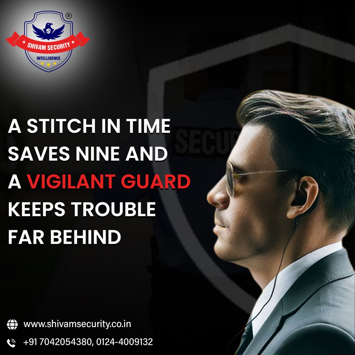 Let's make #security a proactive #priority! Embrace the wisdom of these age-old sayings and fortify your path to success. Trust #ShivamSecurityIntelligence to stand #guard and ensure a trouble-free journey for you. 

Enquire Now!
Call +917042054380
Visit - shivamsecurity.co.in/security-servi…