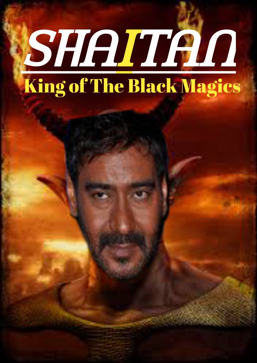 Shaitan aa rha hai 🔥🔥

Mass maharaj #AjayDevgn , #Jhyotika and #Rmadhvan

✓ Directed by :- vikas bahl 

✓ Produced by Ajoy Devgn & Jyoti Deshpande.

✓ Teaser out tomorrow. 

✓ Taking over cinemas on 8th March, 2024. #Shaitaan