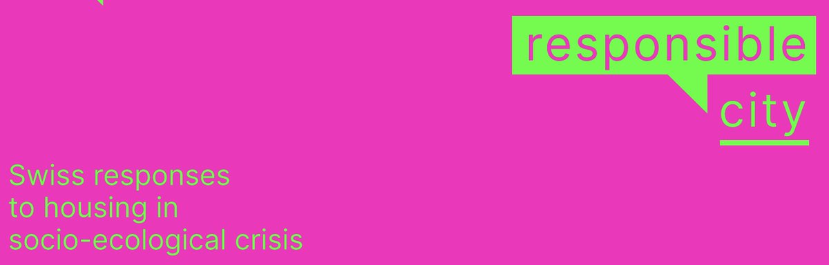 📢📢📢Our new project website is online. Please learn more about grammars of responsibility, socio-ecological controversies around housing, our sub-projects and the team at:
responsible.city