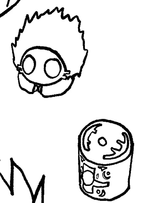 こんなキャラでも 命を宿らせられるのが漫画の面白さ