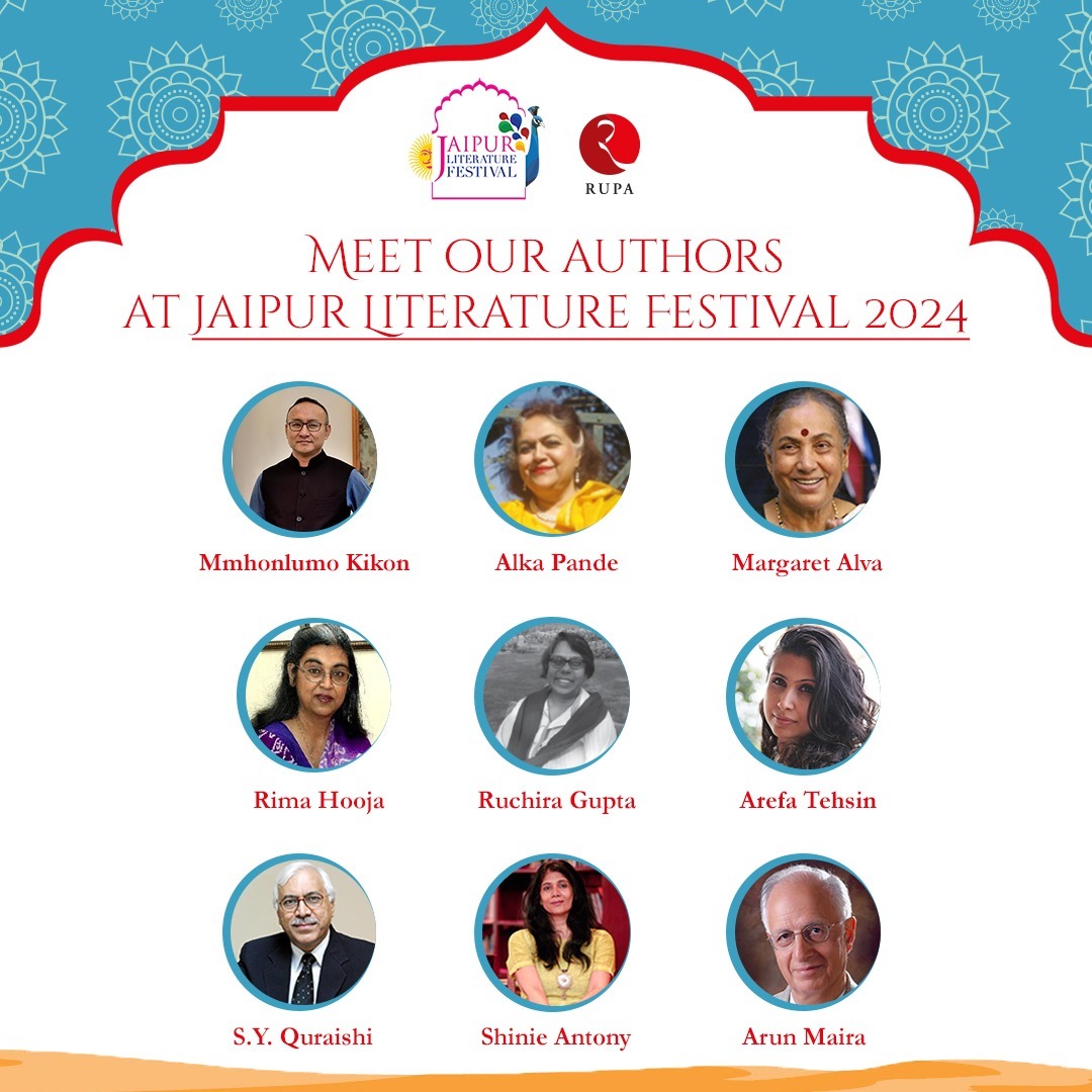 Come visit your favourite authors at the Jaipur Literature Festival. Immerse yourself in captivating discussions, partake in engaging workshops, and revel in the opportunity to have your copies signed. #JaipurLiteratureFestival @JaipurLitFest @Sharmistha_GK @amitabhk87