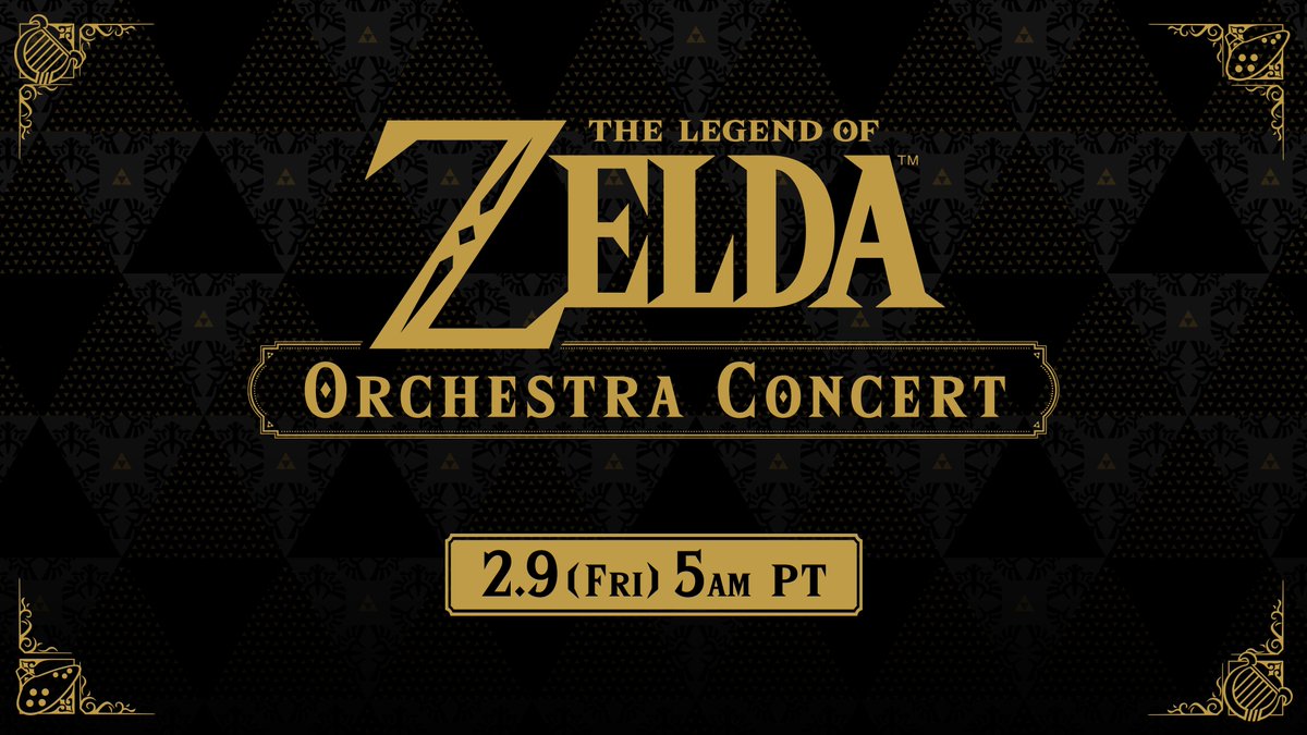 Mark your calendars for this special The Legend of #Zelda Orchestra Concert! 🎶 Visit our official YouTube channel on 2/9 to watch the full, pre-recorded performance: ninten.do/6005iQryH
