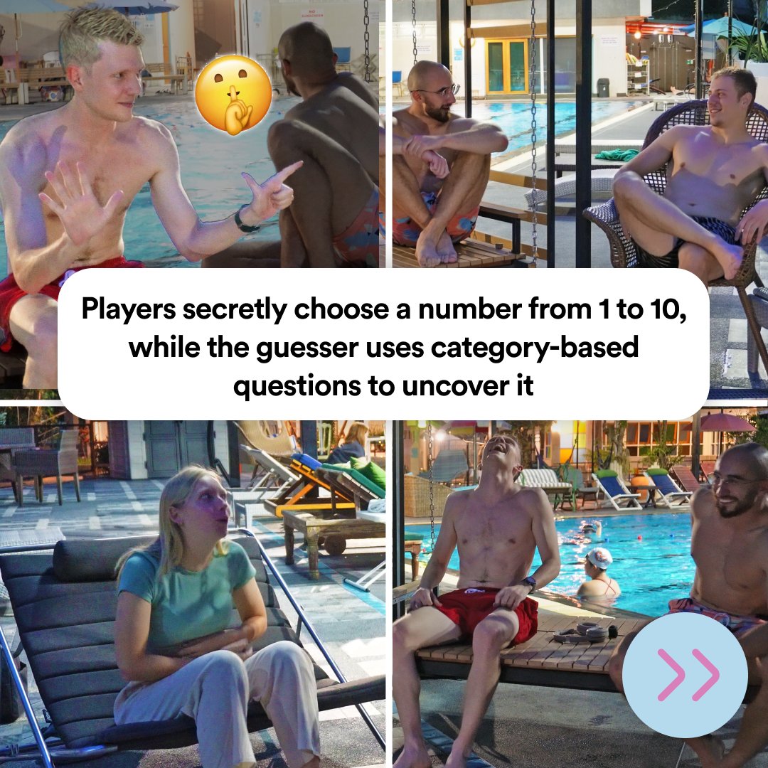 pocketpartyapp's tweet photo. 🚀 New Game Alert on Pocket Party App! 🎲
🔍 Play our latest game! Guess a secret number between 1-10 by asking category-based questions. 🧐 Only 5 chances to crack the code!
📲 Available NOW on Pocket Party. Join the guessing fun!
#PocketParty #NewGame #GuessTheNumber 🎉👥🎮 https://t.co/gbXelxbvQx