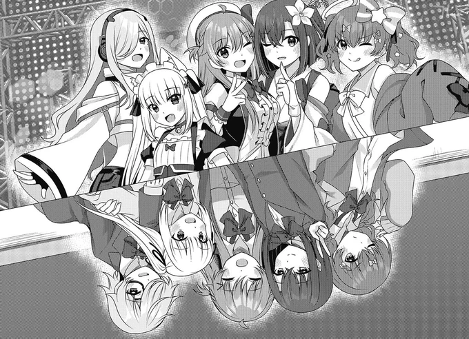 【きららベース更新!】 小森くづゆ先生「Vドルあーかいぶ!」第26話がニコニコ漫画「きららベース」で無料公開中! 神木ふゆ不在のなか、4人だけでイベントに臨む「フラグメイト」。 失望する観客を前にしてヒカリは…!? 単行本第2巻絶賛発売中🎤 seiga.nicovideo.jp/comic/571…