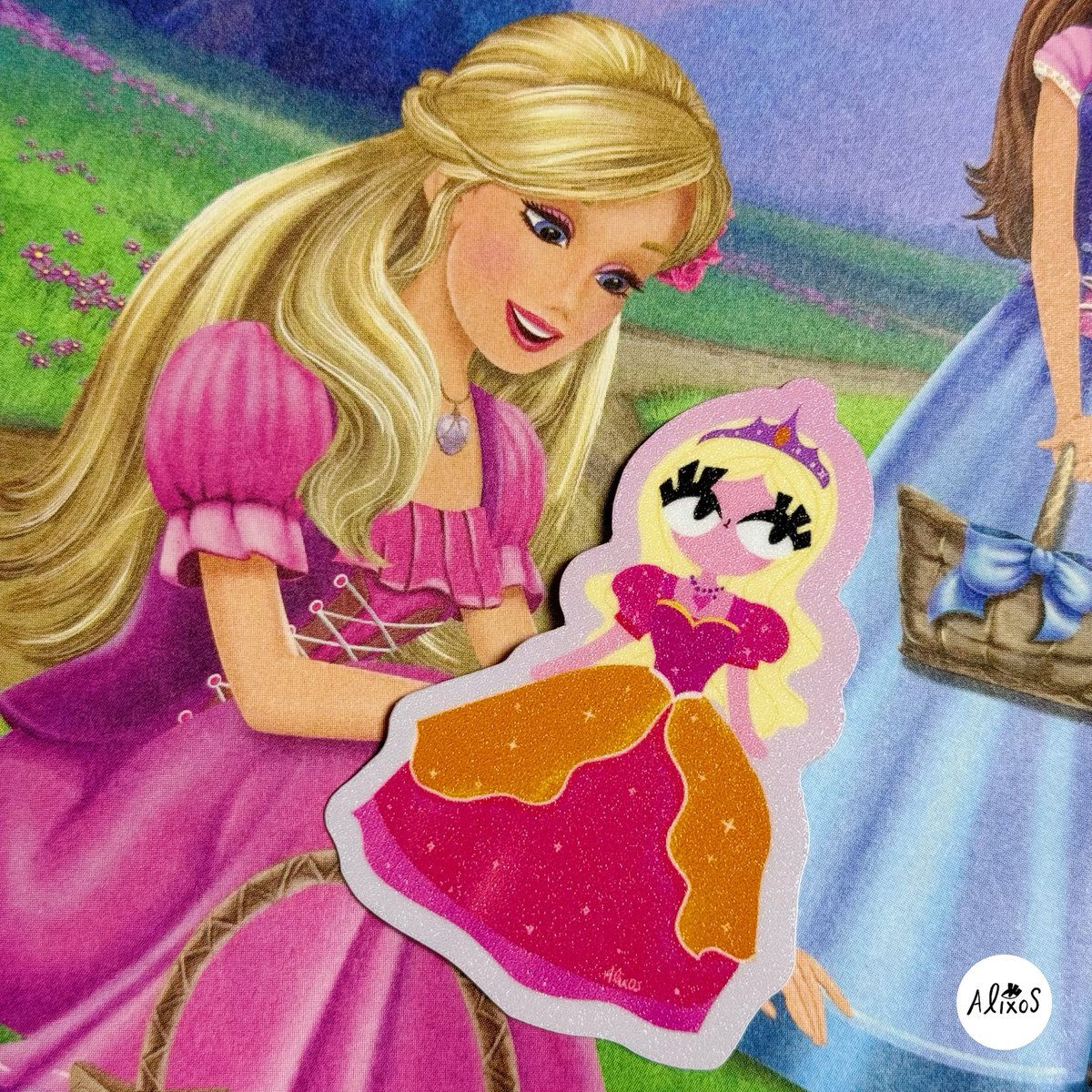 AlixosMerch's tweet photo. Barbie and the diamond castle glitter diecut vinyl sticker
💰 8k/each
✅ waterproof, scratch proof, glitter laminated
💌 https://t.co/U3TdbrfszZ https://t.co/GuiKM48u1z