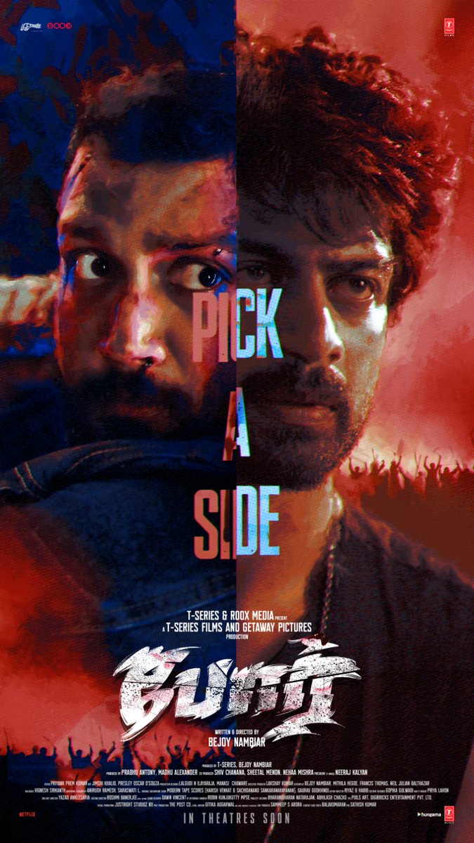 Karthikravivarm's tweet image. #Por loading.. நீங்க யார் பக்கம்? தேர்ந்தெடுங்க!!

#Pickaside #Portamilmovie

@nambiarbejoy #ShivChanana @neerajkalyan_24 @madhualex @TSeries @GetawayFilms @Rooxworld @prosathish