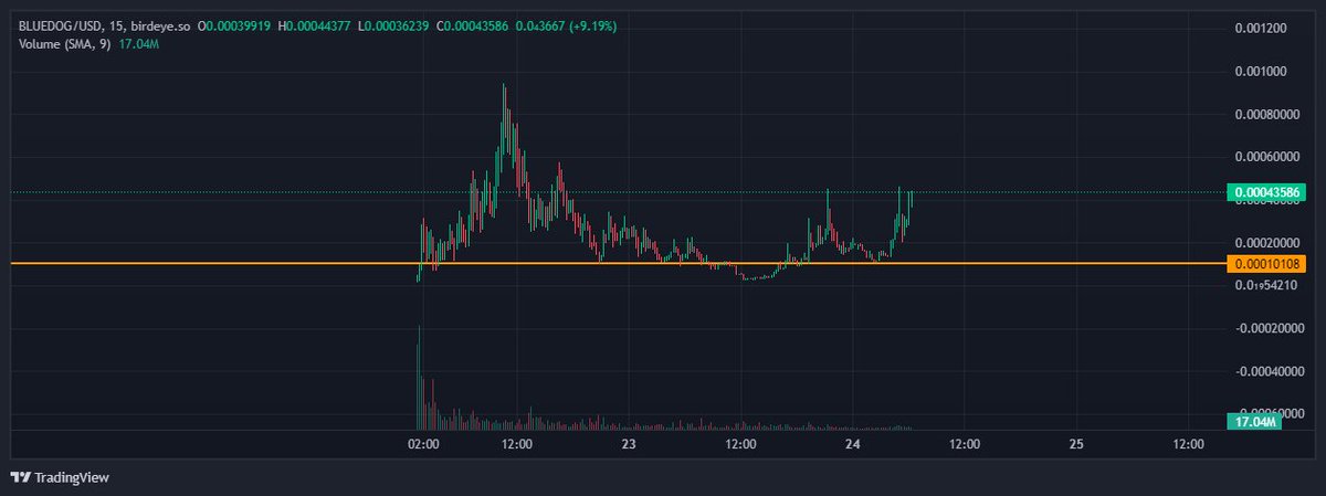 Trust me we are still so early to this #BLUEDOG