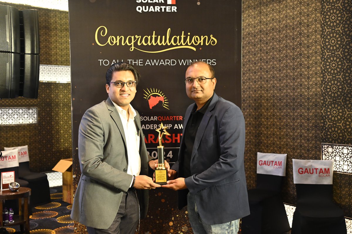 GrowattInverter's tweet image. During the recent #SolarQuarter Business Meet, #Growatt is honored to receive the State Market Leader Award (Inverter). This recognition stands as a confirmation of the power of our inverters, contributing significantly to investors and businesses in India. ☀️