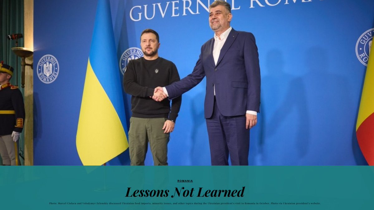 #Romania’s nonstrategic, silent approach to communication during the war in Ukraine is concerning and doesn’t portend well for this crucial election year.
tol.org/client/article…