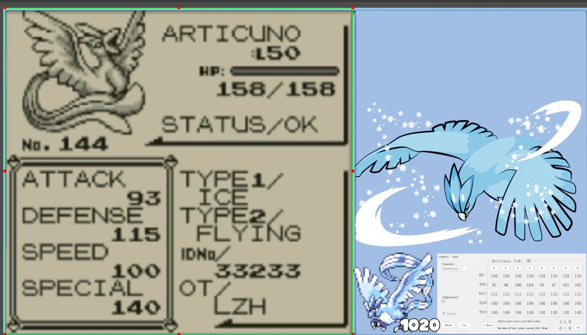 LzH_1997's tweet photo. 1020SRs Gen1 Shiny Articuno get! The 3rd Shiny Articuno🥰 https://t.co/DMsJFthrNY