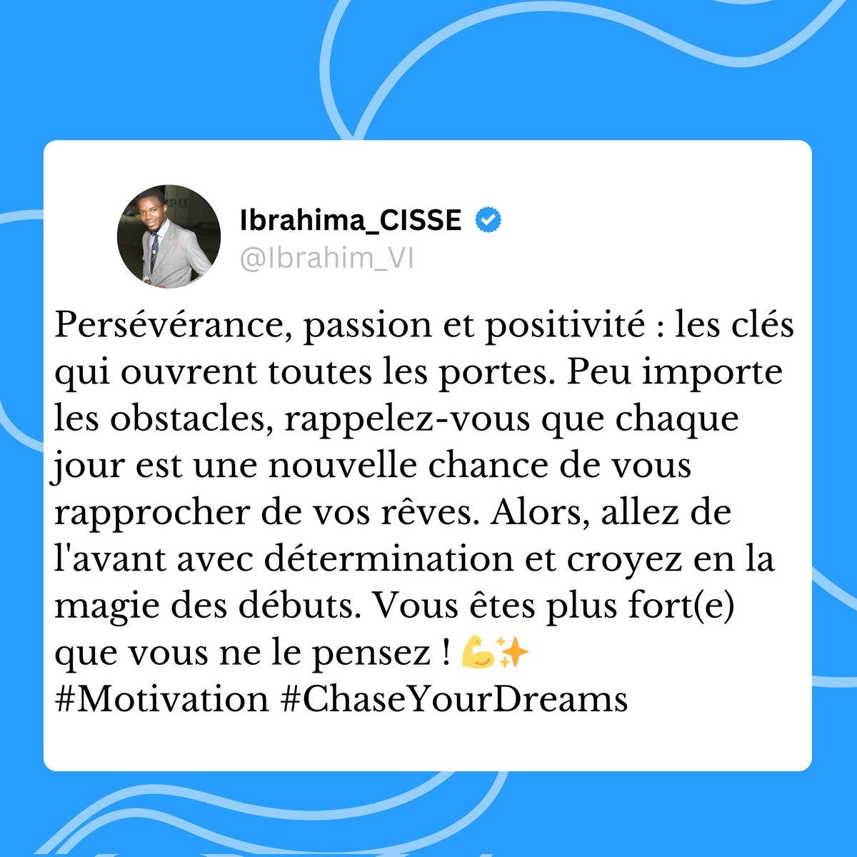 Ibrahima_VI's tweet photo. #Motivation #ChaseYourDreams https://t.co/2UlgfsdcaM