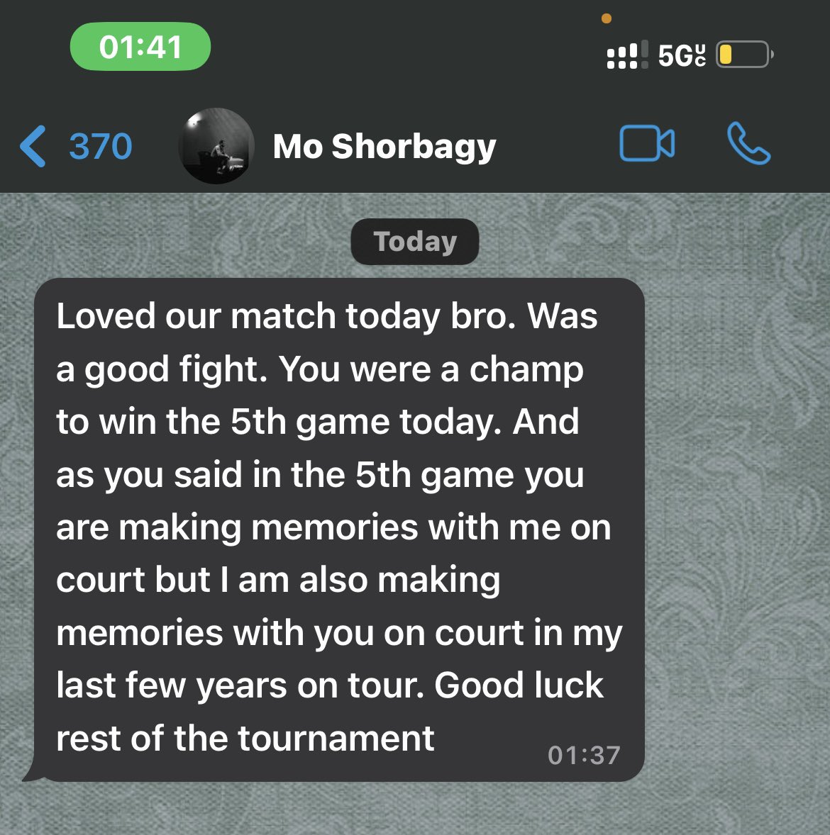 That's what matters the most!! 👑🙏 @MoElshorbagy