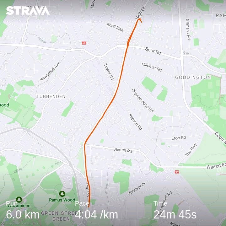 Morning exploration while away with work...
#orpington #running strava.app.link/ySoHOej9BGb