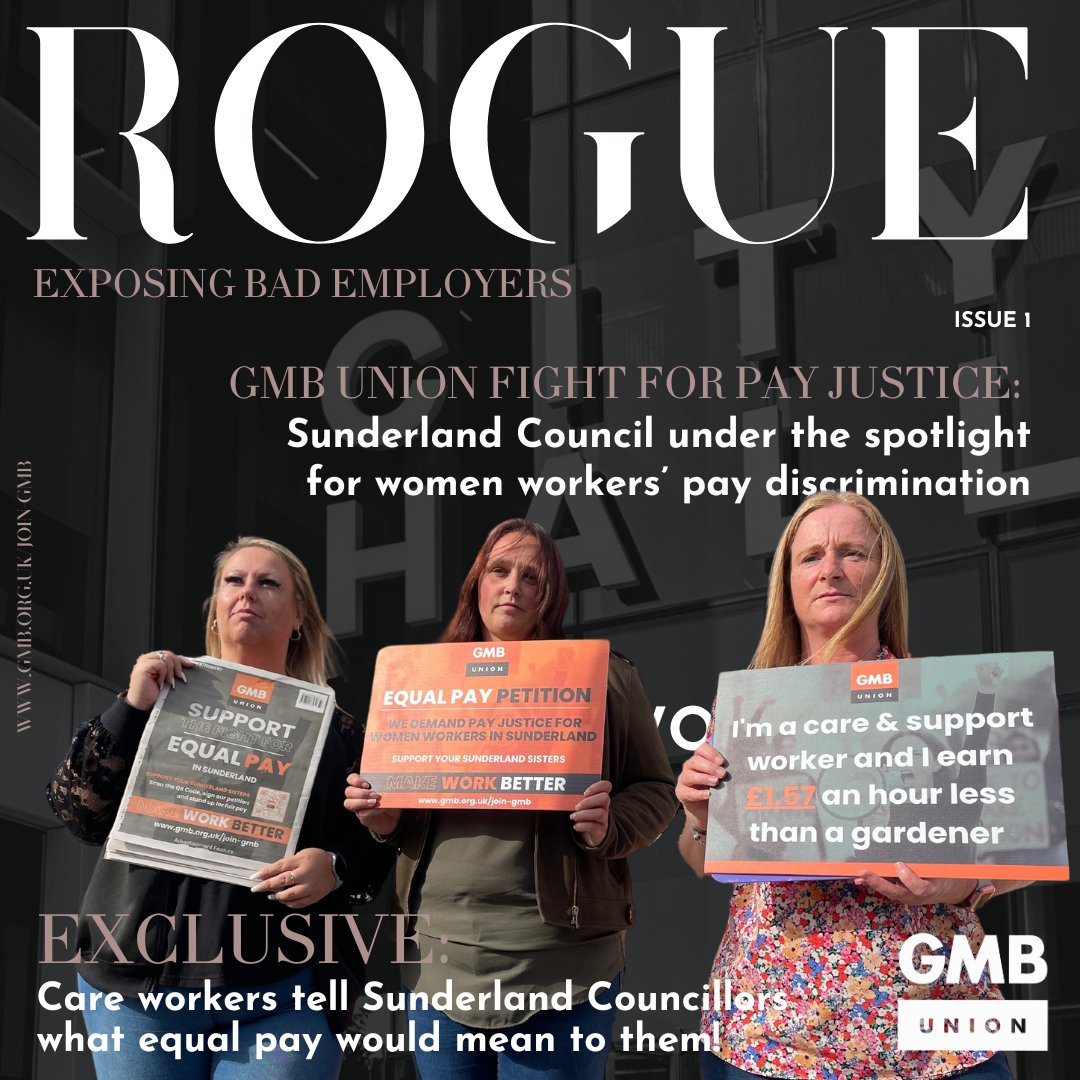 Sunderland City Council are ignoring equal pay. So today Sunderland care and support workers begin historic legal action to recover the money they are owed! Read more here 👇 gmbneyh.org.uk/sunderland_car… @KatFletcher @HebburnCurly @StephenThompki1