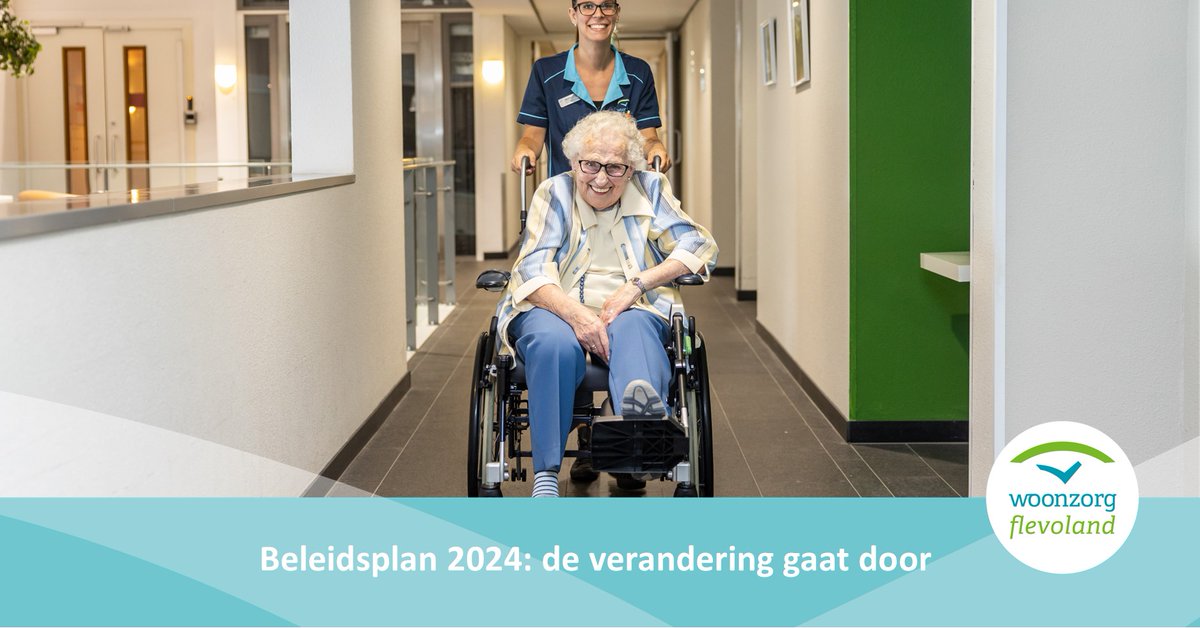 Ons beleidsplan van 2024 volgt op een jaar waarin de zorg uitgebreid aan de orde is geweest in de politiek. 
'Het anders doen' deden we al en we zetten de koers voort voor een toekomstbestendige ouderenzorg: woonzorgflevoland.nl/beleidsplan-20…