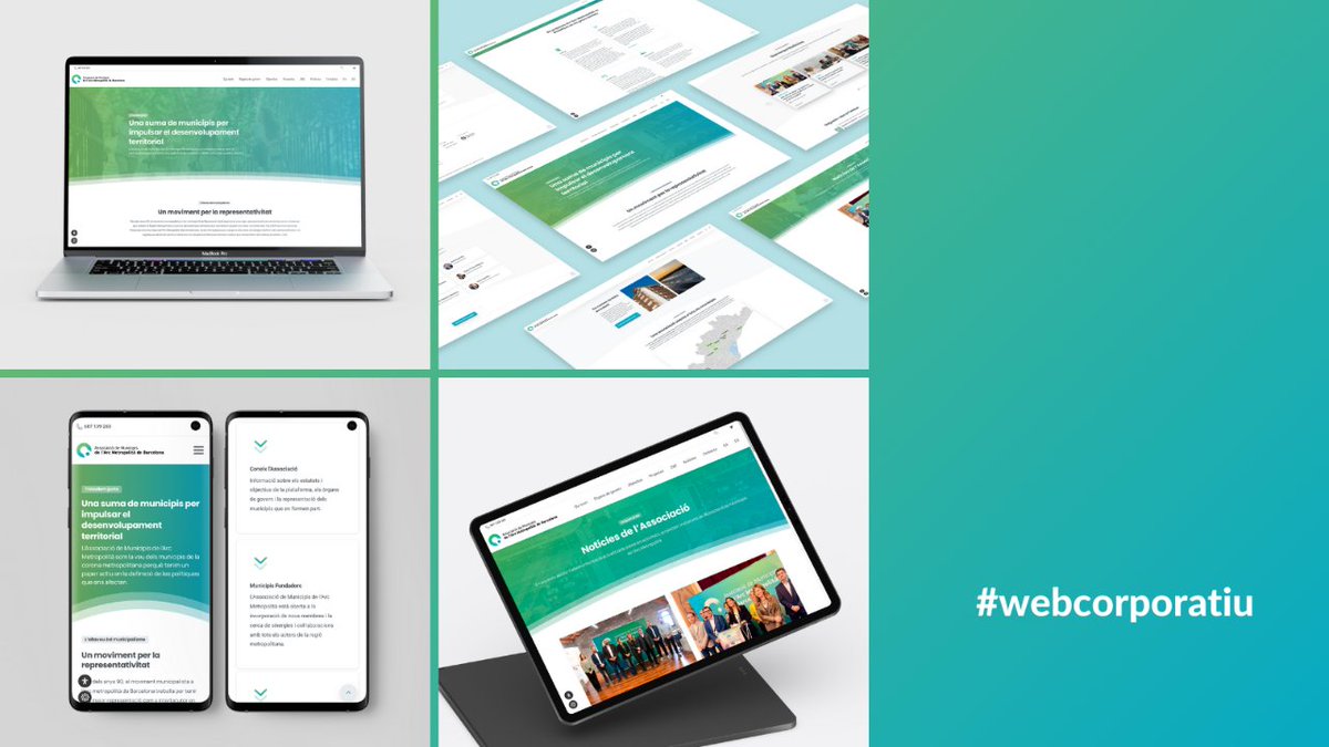 Morethansites's tweet image. Per la nostra agència de màrqueting digital, dissenyar i posar en marxa la nova web de l’Associació de Municipis de l&apos;Arc Metropolità va ser un plaer i un repte en totes les vessants. 

Morethansites.com

#ArcMetropolità  #morethansites #projecteweb