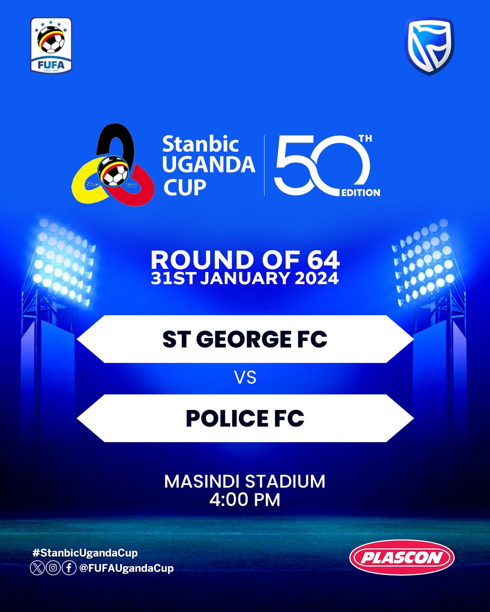 The Date was set and the stage is ready
*#StanbicUgandaCup | #50thEdition*