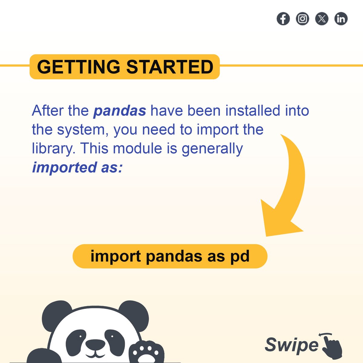 bepractical_com's tweet image. Want to know the secret behind Panda's programming success in Python? Look no further! In this post, we'll be diving into the world of Pandas and all its amazing features that make it a Python programmer
#python #pythonpandas #pythonlearning #techtraining #pythontraining #career