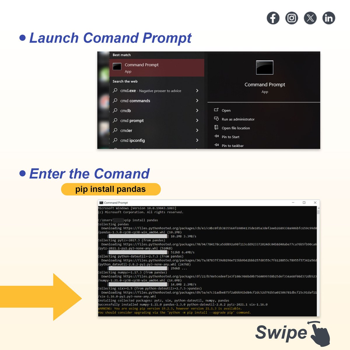 bepractical_com's tweet image. Want to know the secret behind Panda's programming success in Python? Look no further! In this post, we'll be diving into the world of Pandas and all its amazing features that make it a Python programmer
#python #pythonpandas #pythonlearning #techtraining #pythontraining #career