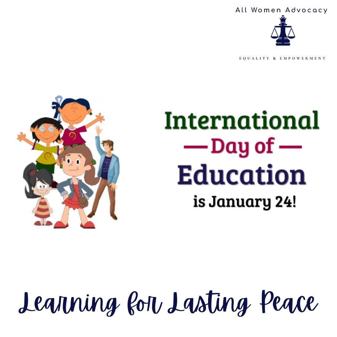 Today is #InternationalDayOfEducation Let's remember education fosters understanding, tolerance, & empathy.
#Education is the cornerstones of lasting #Peace
Together let's create a world where learning empowers and unites.
#LearningForLastingPeace
#EducationForAll #WorldPeace