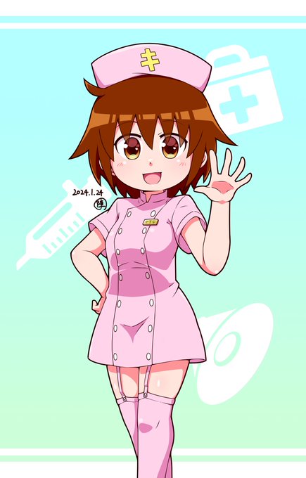 ナースやすなちゃん完成しました💉