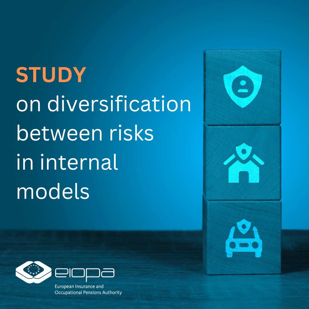 • 📢 We have published a new study 📖 on diversification modelling in the internal models used by insurers.  Learn more about the factors influencing diversification and find out how different models may lead to dispersion in capital requirements. 🌐 europa.eu/!hdNQpg