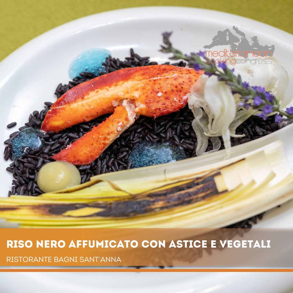 MedCookingCongr's tweet photo. Riso nero affumicato con astice e vegetali del Ristorante Bagni Sant'Anna 📷
#medcooking #medcookingcongress #GustoMediterraneo #ricetta #bytouristcommunication #oltreiconfini #ristorantebagnisantanna #santanna #restaurant #bagni #sorrento #marinagrande https://t.co/8Bo64NkY7z