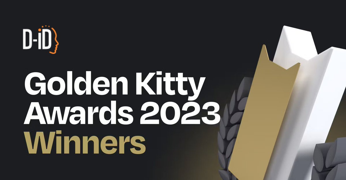 Exciting news! D-ID's #CreativeRealityStudio #MobileApp got its paws on the #1 #ProductOfTheYear in Sales & Marketing and #ChatDID was a runner-up for #AI Product of the Year at the 2023 #GoldenKittyAwards!! 😻🏆

Thanks to the incredible @ProductHunt community for your