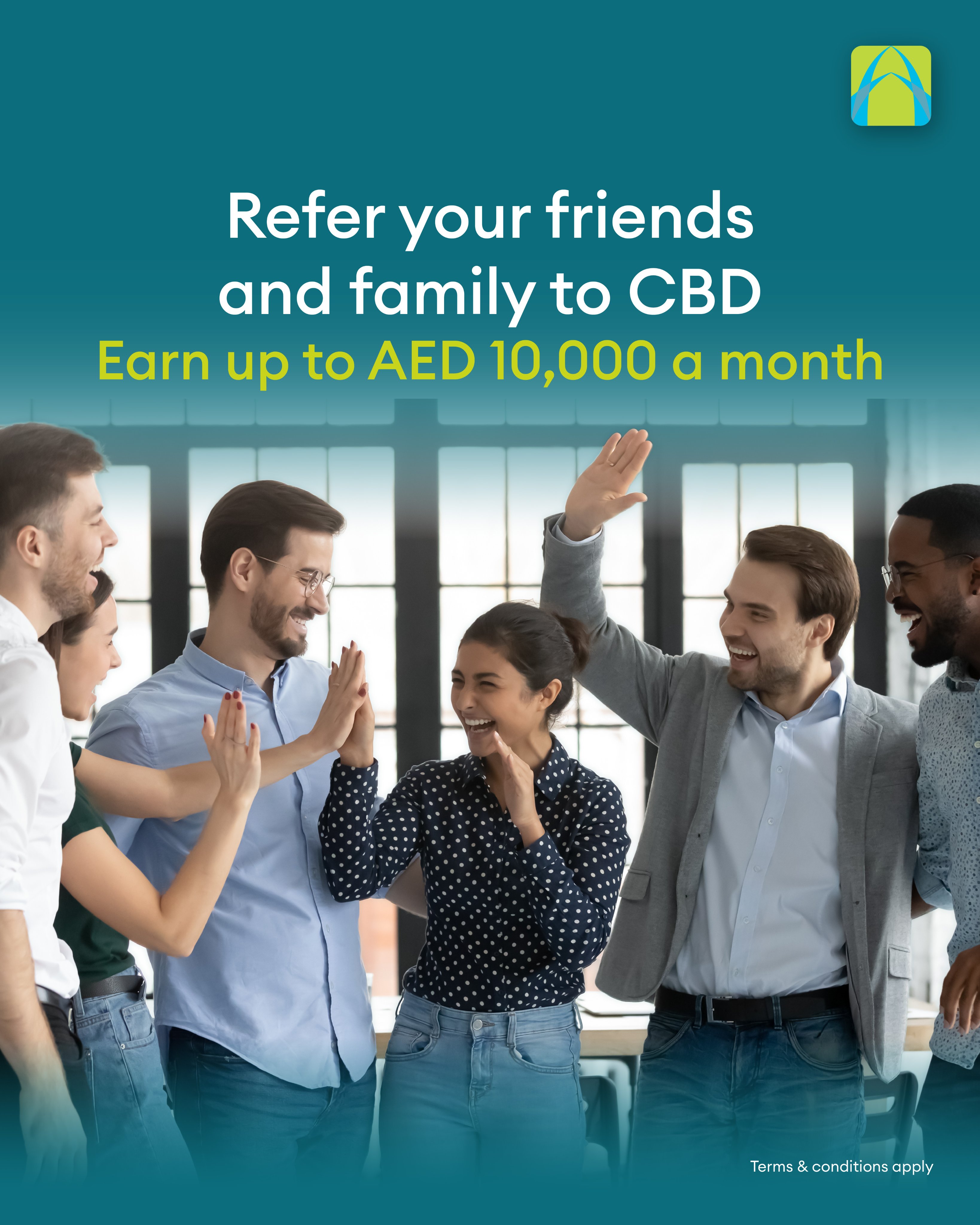 CBD on X: &ldquo;Earn up to 10,000 AED for each friend or family member 