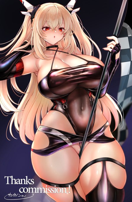 Skeb依頼品のむっちむちRQうちの子🏁 