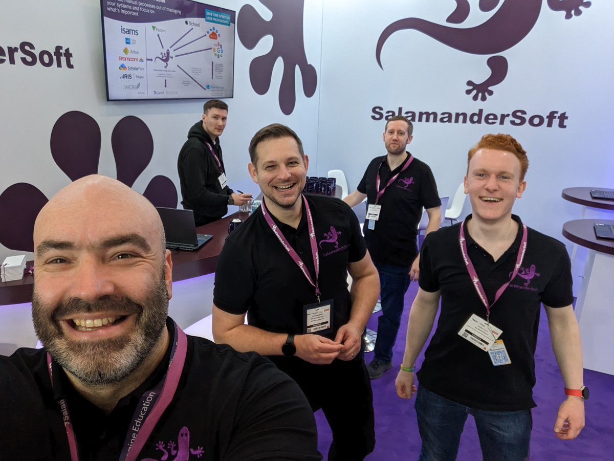 We're loving the first day of #Bett2024! 

It feels great to be back meeting you all. 

Come down to SD70 to find out why we're trusted by over 4,000 schools to manage staff and student accounts. 👋

#BettShow #BettUK