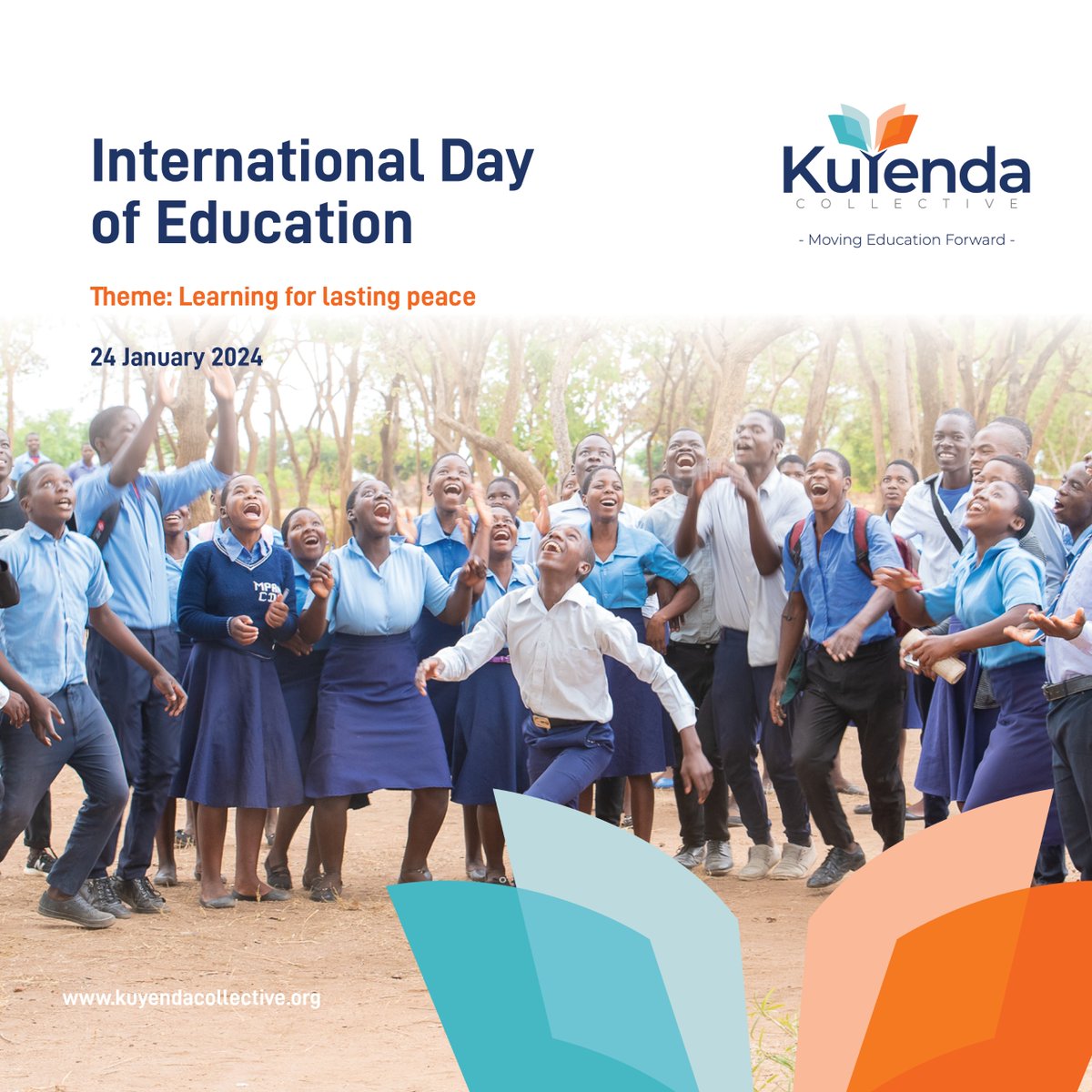 Education plays a crucial role in supporting peace and development. Ensuring accessible, equitable quality education for all learners is an effective instrument for peace sustenance. 
#kuyendacollective #learningforlastingpeace