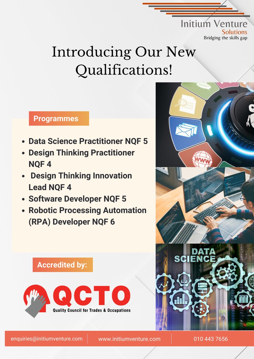 🎉 New Year, New Qualifications in the Bag! 🌟

⏳ Time is of the essence! If any of these qualifications pique your interest, don't hesitate—contact us NOW!

📞 010 443 7656
📧 enquiries@initiumventure.com
🌐 initiumventure.com