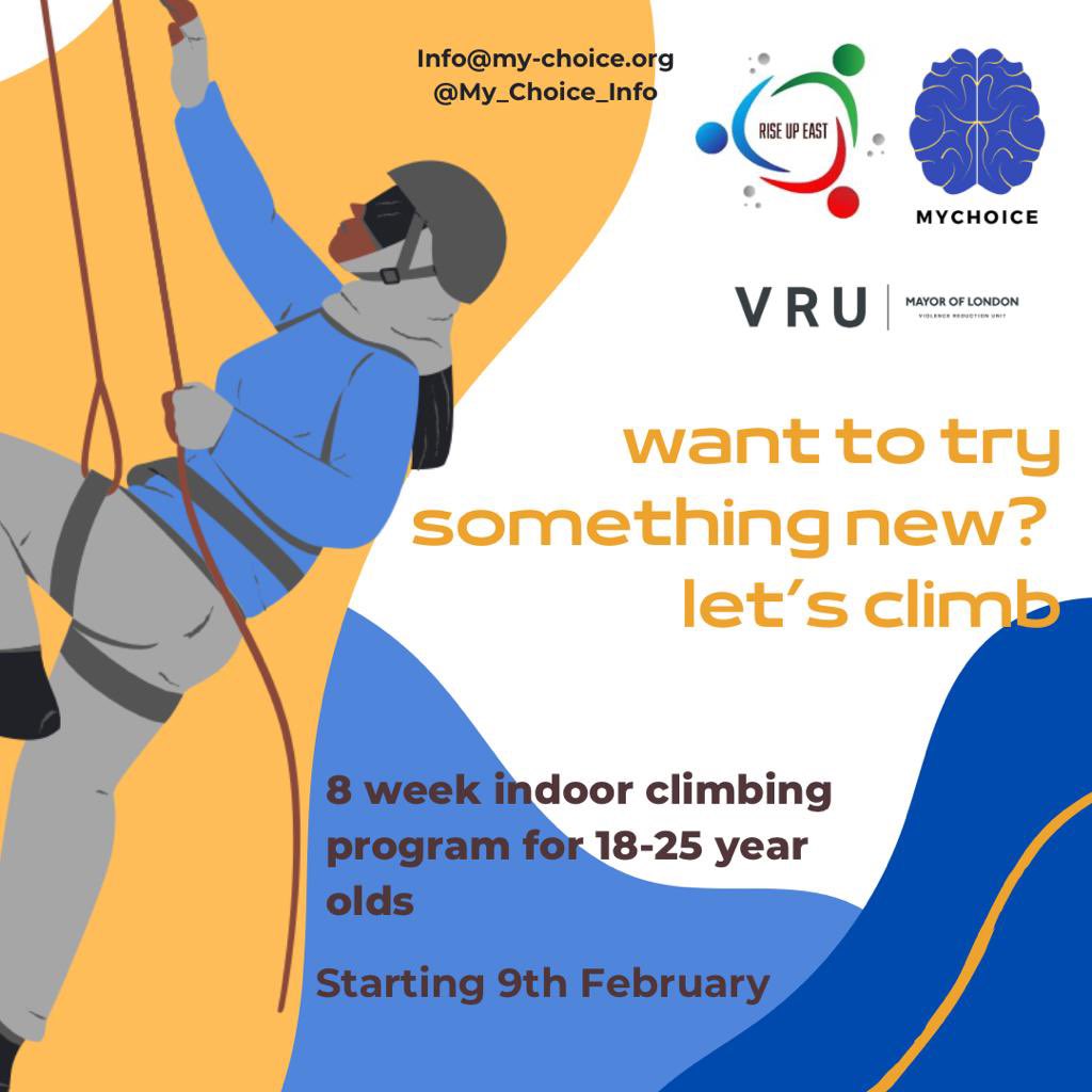 If you are a hackney resident or work with young people 18-25 we will be starting these classes in February. #active #climb #trysomethingnew #hackney eventbrite.co.uk/e/rock-climbin…