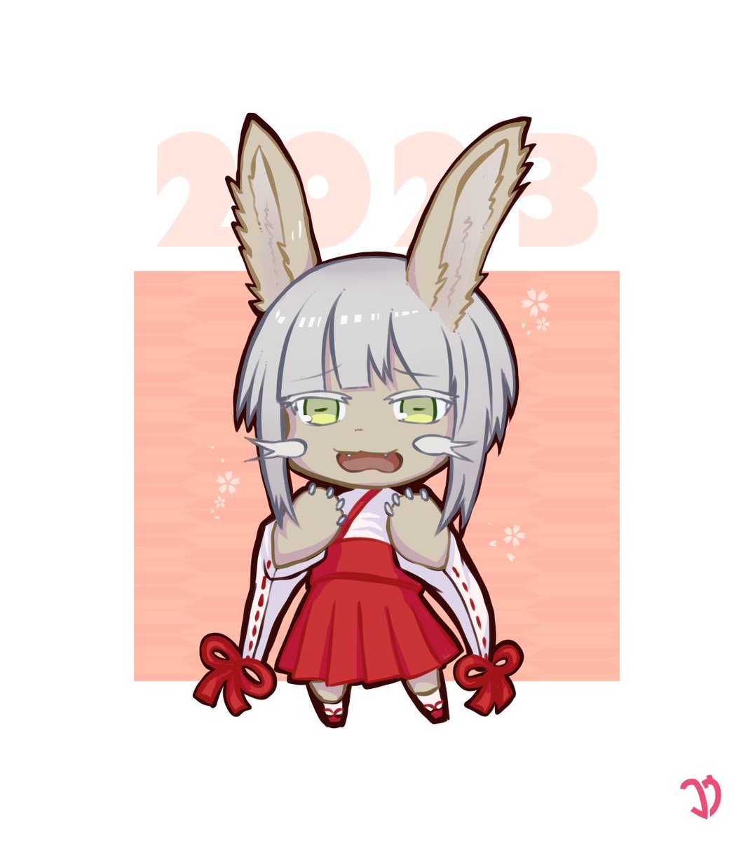 nanachi (made in abyss) furry animal ears 1other japanese clothes whiskers chibi solo  illustration images