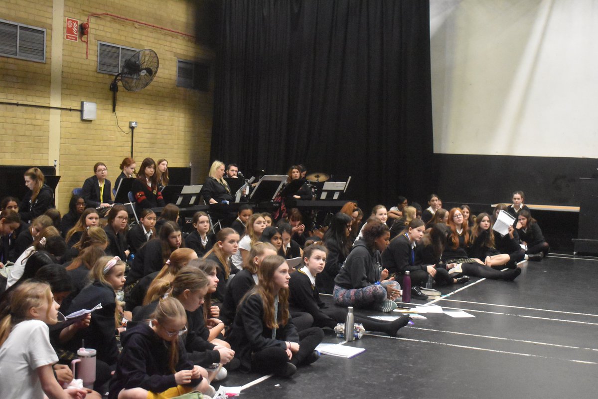 Splurge guns at the ready! Our talented stars are gearing up for Bugsy Malone! Less than two weeks until they hit the stage - here's a sneak peek of our run through #bugsymalone #tgs #schoolproduction