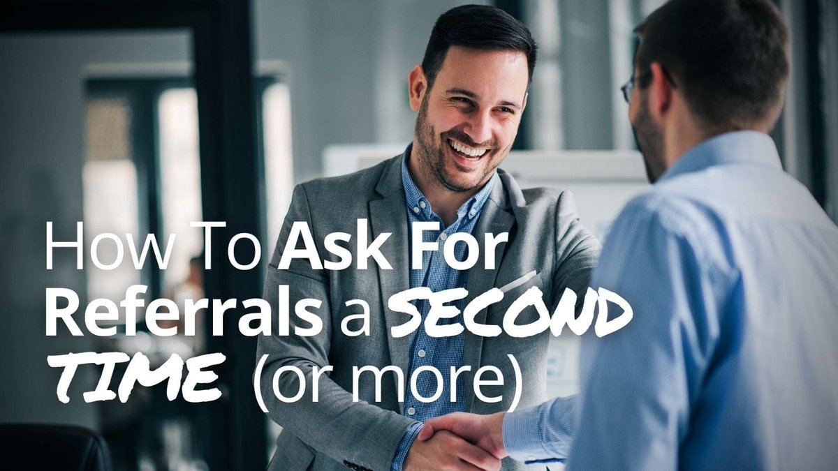 UnfilteredCoach's tweet photo. Can You “Re-Ask” a Referral Source for Introductions? https://t.co/NkV2ssUhAy https://t.co/w7vwkNUKBc