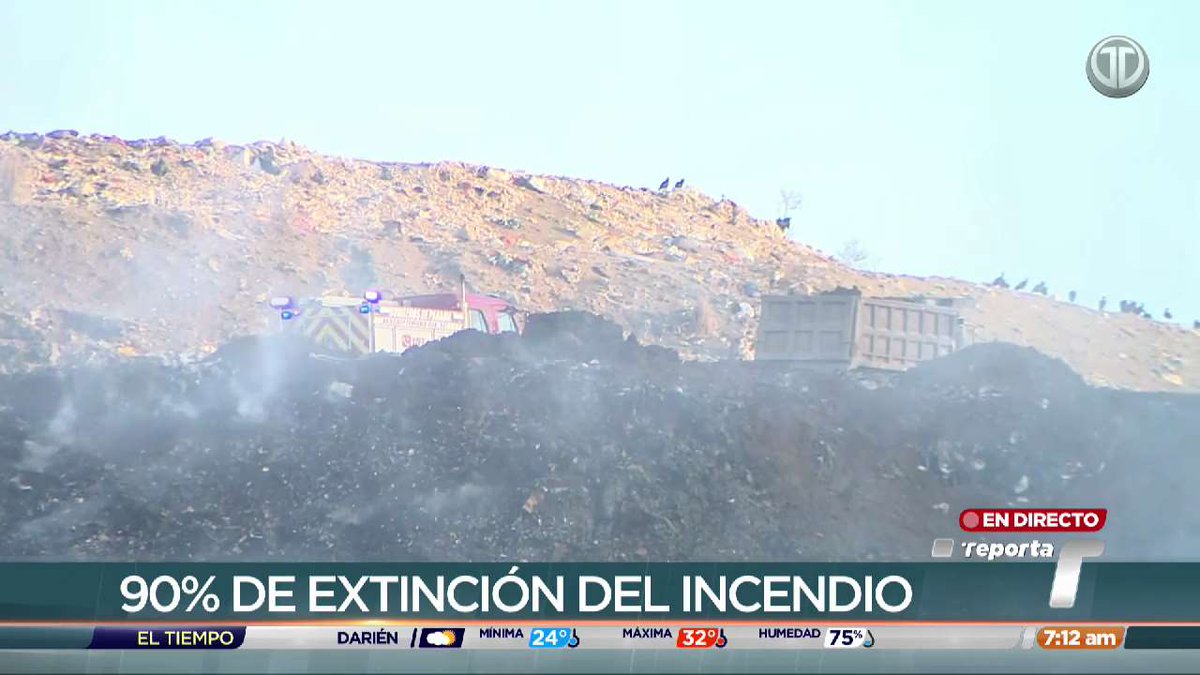 TReporta's tweet photo. “Estamos al 90% de control del incendio, nos encontramos en iniciando lo que llamamos la fase de liquidación… hoy vamos a la fase de enfriamiento y asfixia de los puntos de calor que todavía quedan en este sector”, Ángel Delgado, teniente coronel de los bomberos.
#TReporta https://t.co/mownEL17Ol