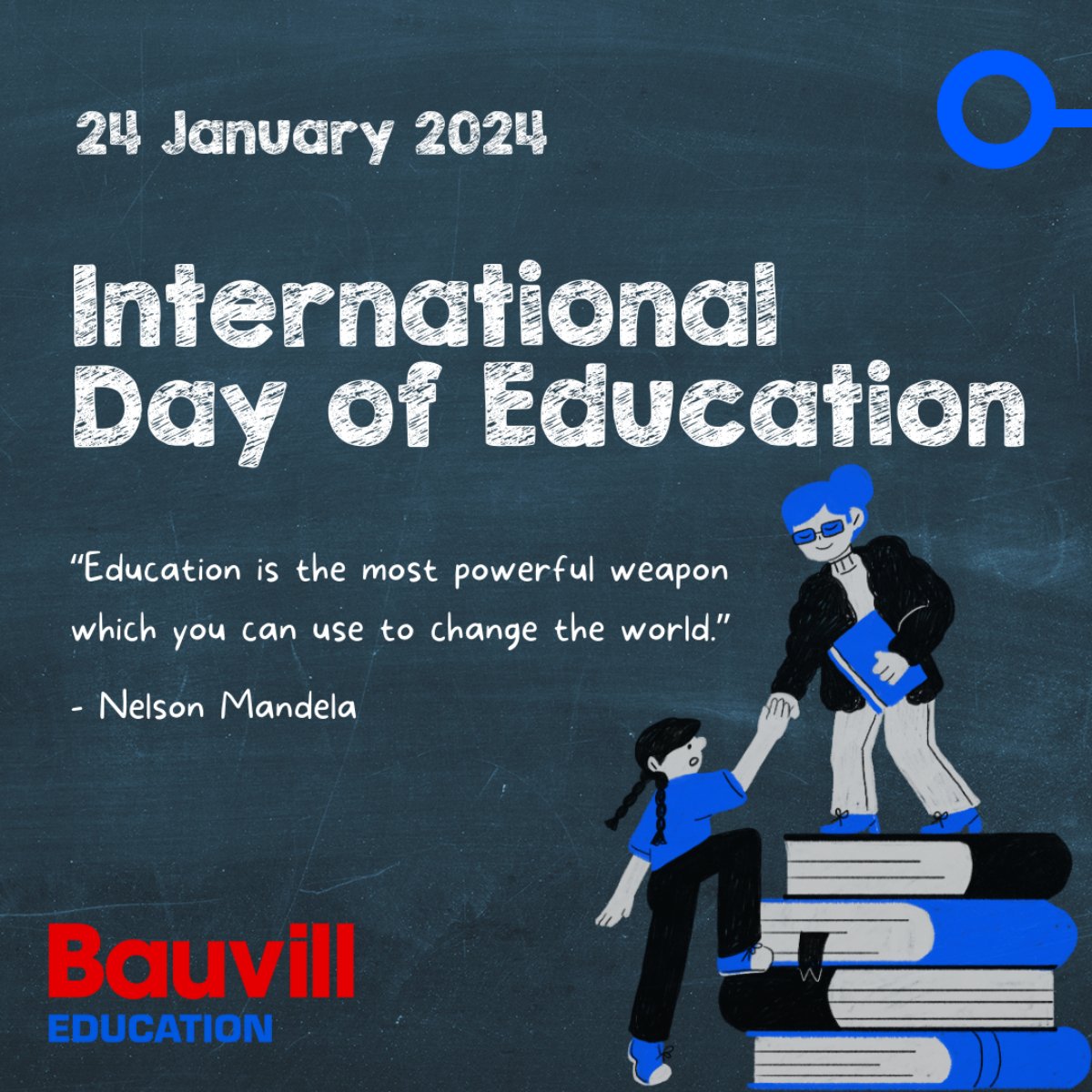 Happy International Day of Education 🎉
 
Join us today as we recognise education across the world and celebrate the role it has in bringing development to our community. We know how important education is for building sustainable and resilient societies, in a world that is