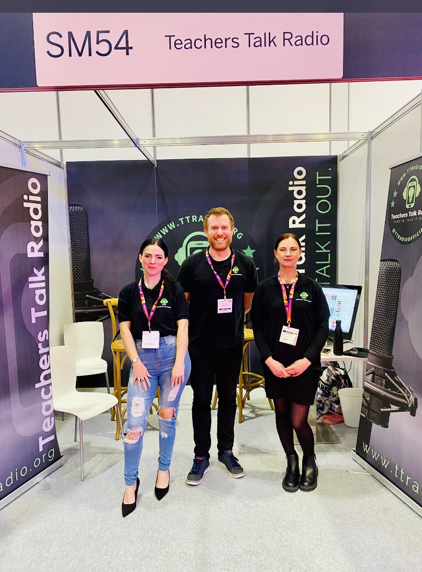 Having an incredible time talking to people on the @TTRadioOfficial stand at #BETTshow with the fantastic @poppygibsonuk and @RogersHistory Come and say hi if you are here!